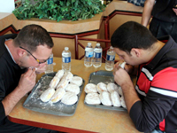 SNAPSHOT - Paczki eating contest at Tim Horton