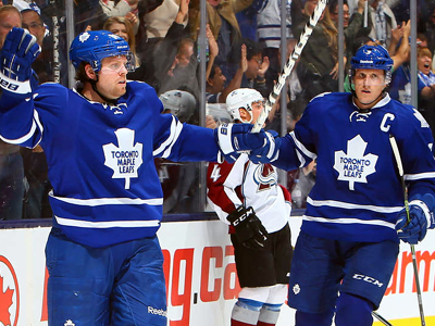 Maple Leafs top line steps up, leads team to OT win