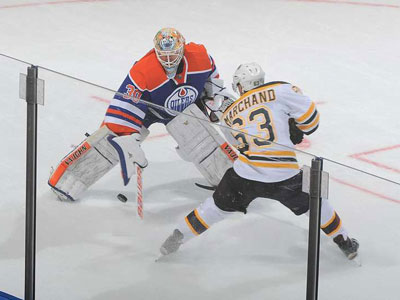 Oilers: Scrivens steals show in win over Bruins